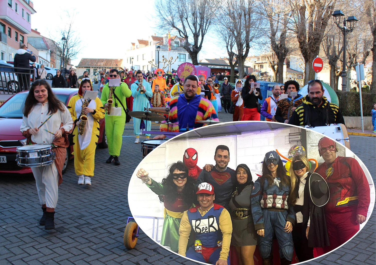 Una marea carnavalera inunda las calles de Zaratán