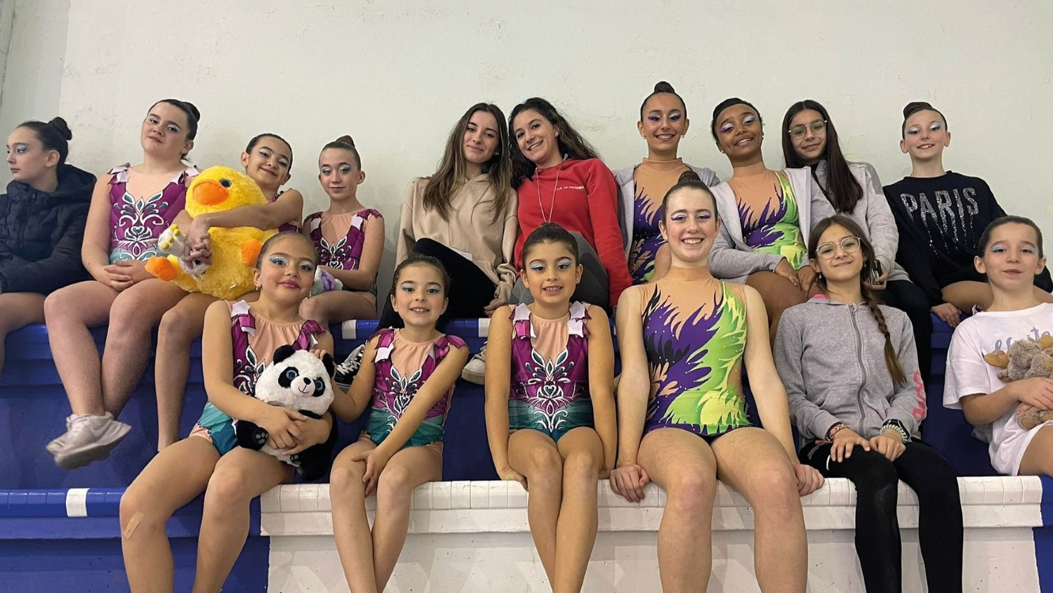 Grandes resultados de las gimnastas de Zaratán en las dos primeras jornadas de los Juegos Escolares