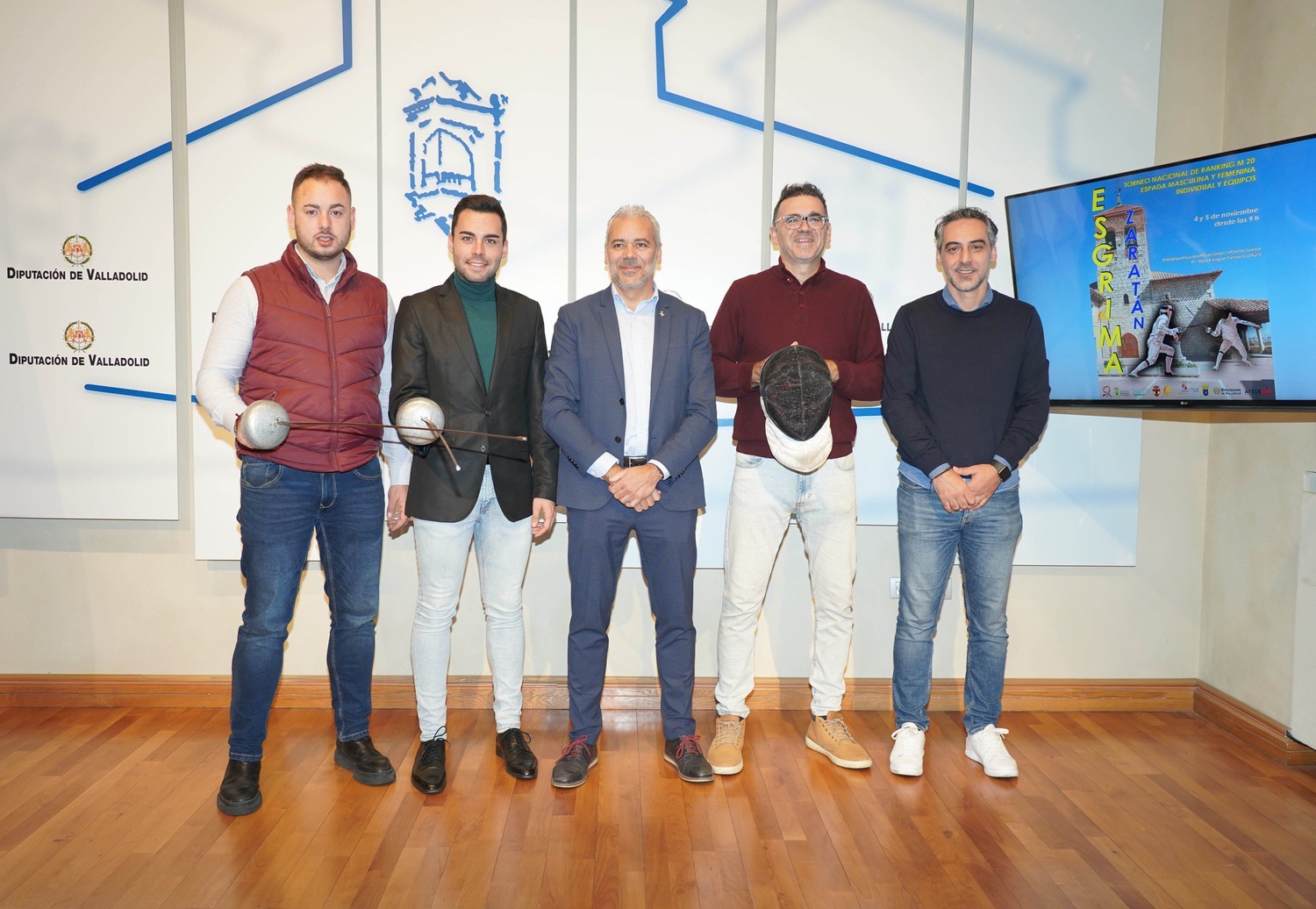 La Diputación de Valladolid presenta el Torneo Nacional de Ranking M20 de Espada de Zaratán