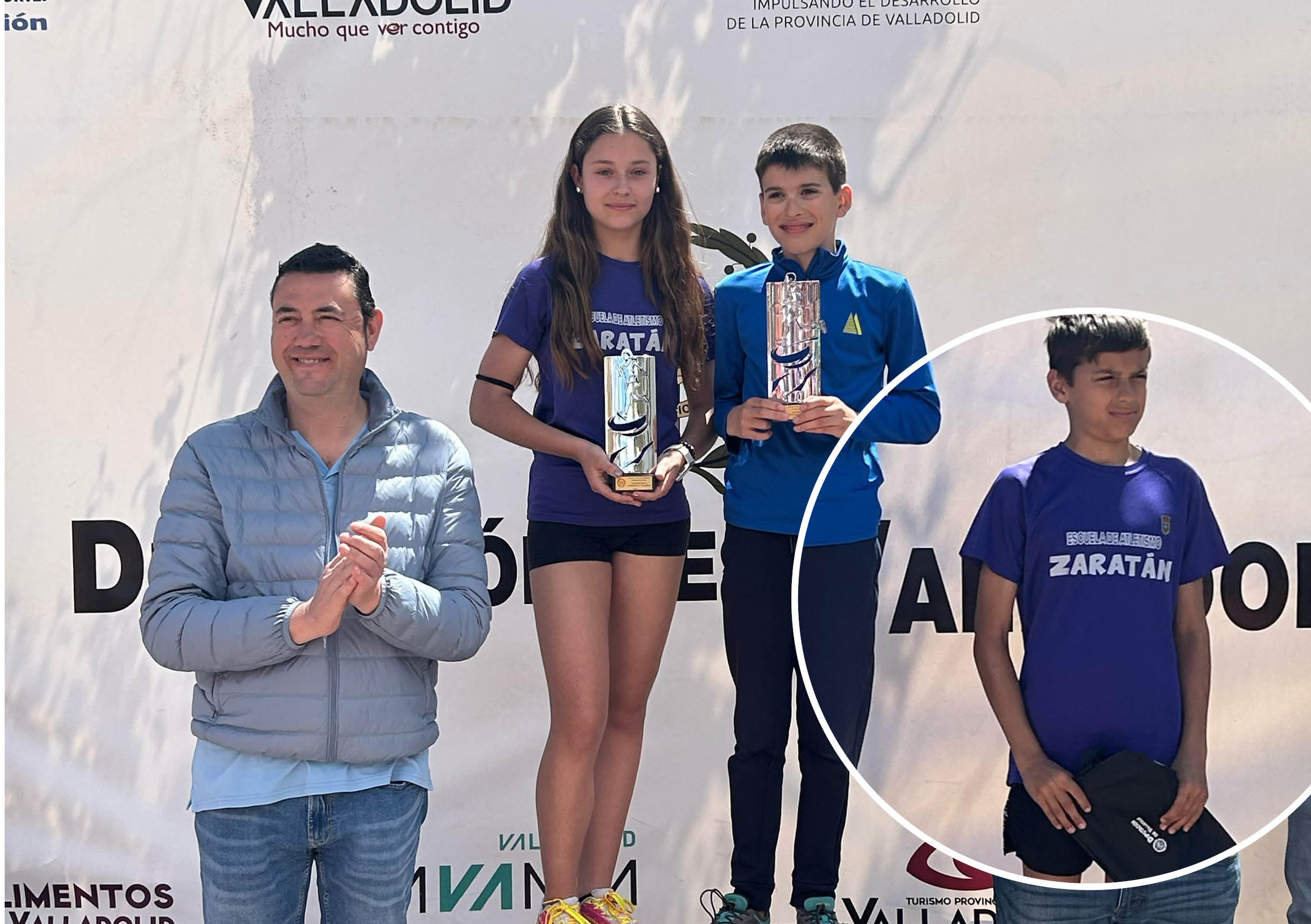 El grupo de Atletismo de Zaratán destaca en el podio del Circuito de las Cinco Leguas Mayte Martínez
