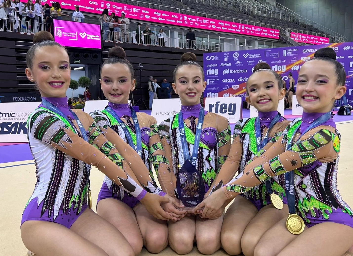 La gimnasta María Lara se proclama campeona de la Copa Conjuntos Base