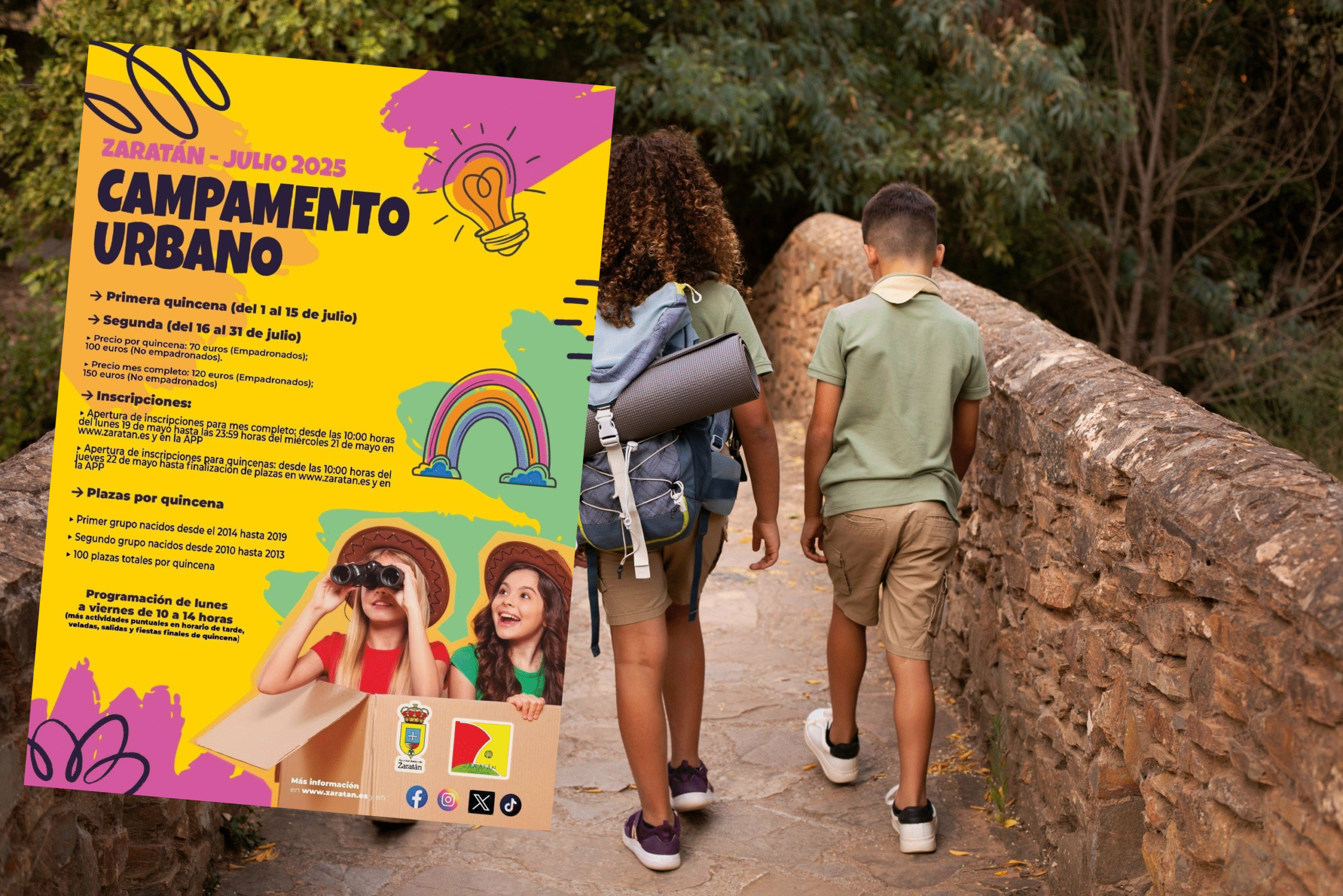 Zaratán abre las inscripciones de su Campamento Urbano con 200 plazas disponibles